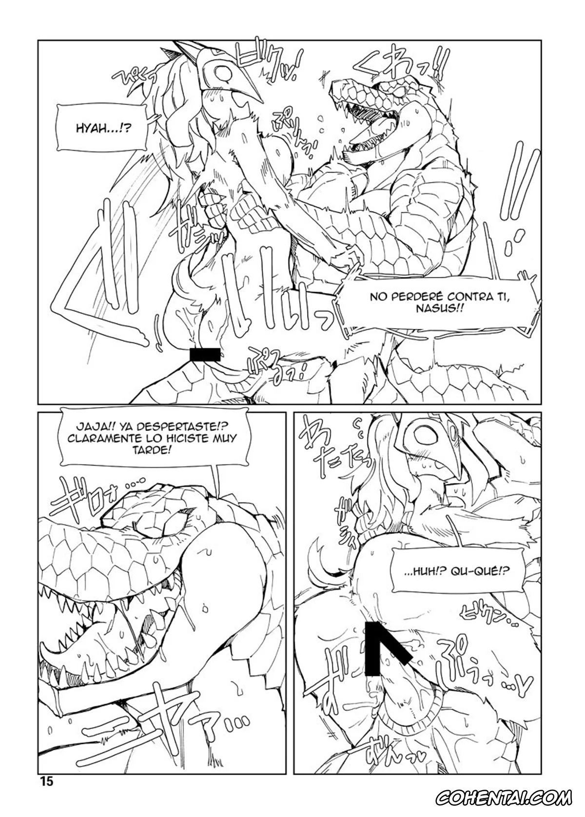 League of Legends hentai, Kindred hentai, Renekton hentai, Teemo hentai, How does hunger feel? 3 (League of Legends), pagina 15