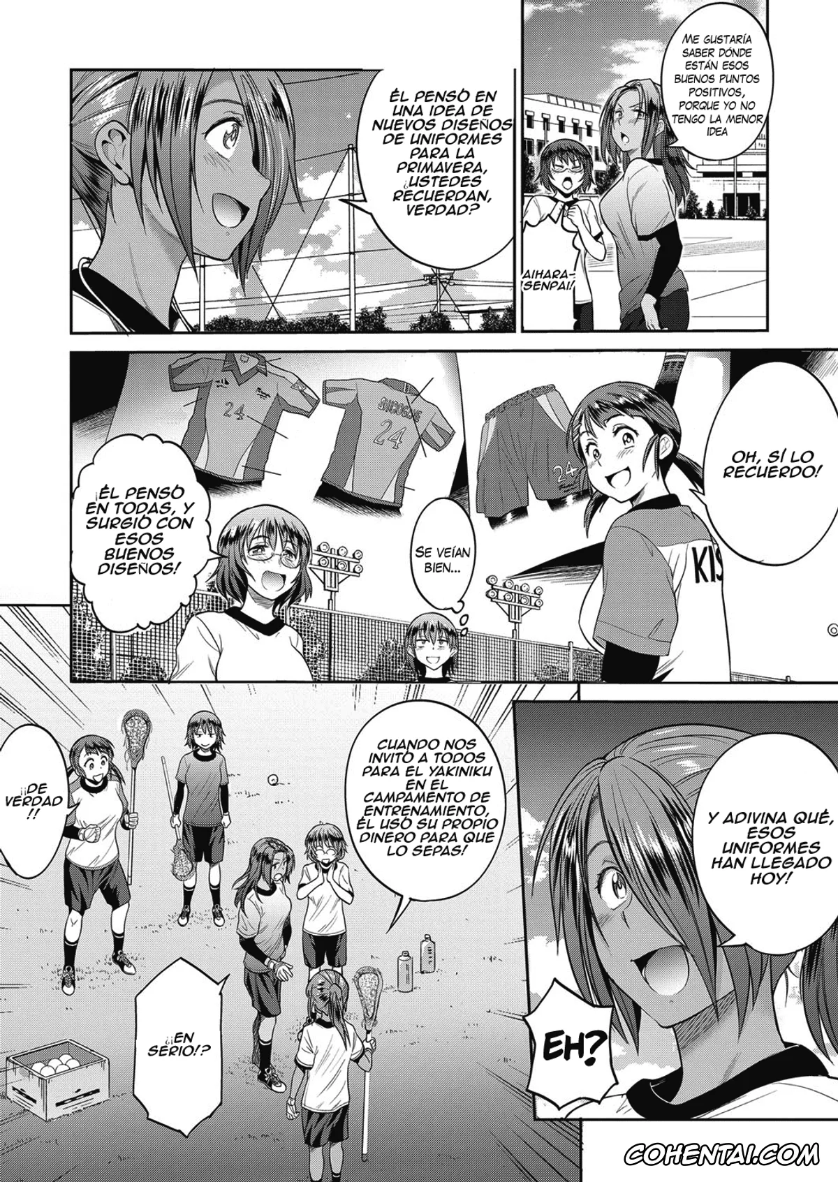 Revistas porno, COMIC ExE porno, Joshi Lacu! – Girls Lacrosse Club ~2 Years Later~ Ch. 1.5 (COMIC ExE 06), pagina 2