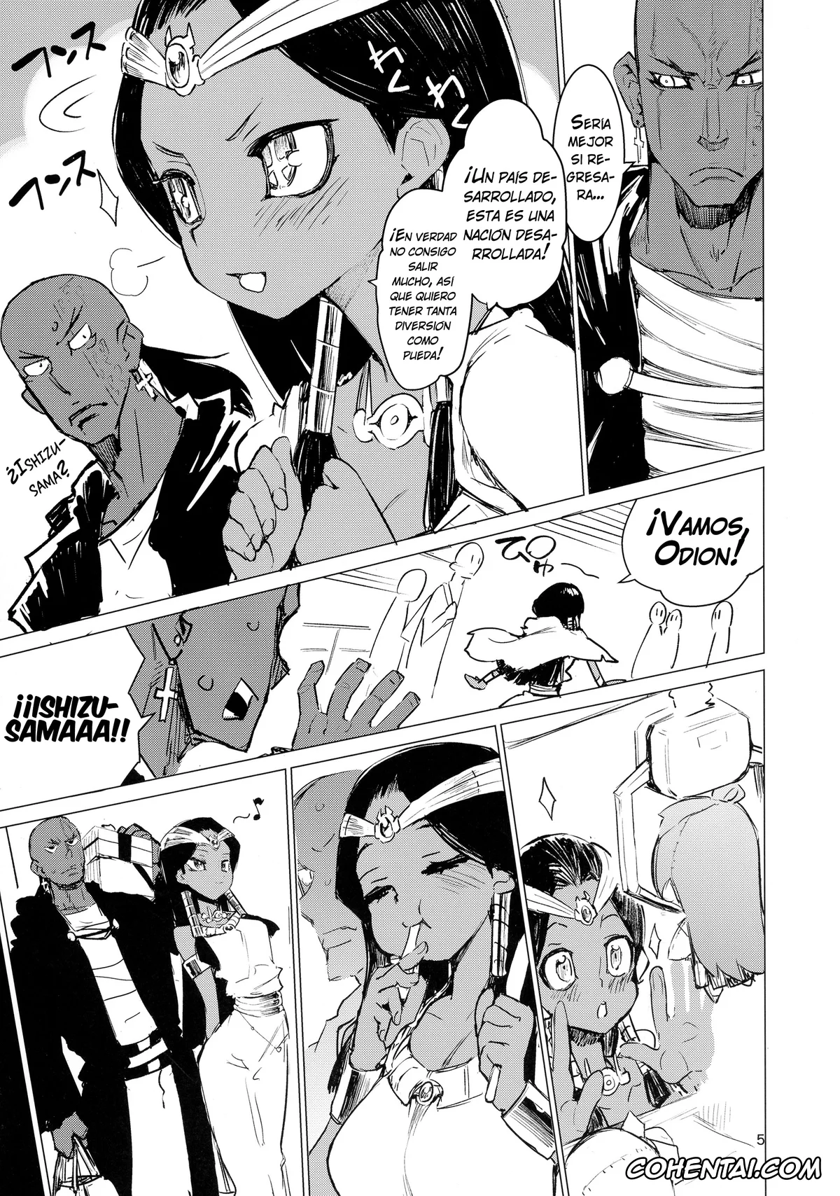 Yu-Gi-Oh! porno, Ishizu Ishtar porno, Odion Ishtar porno, Ishizu-san no Secret Draw (Yu-Gi-Oh!), pagina 5