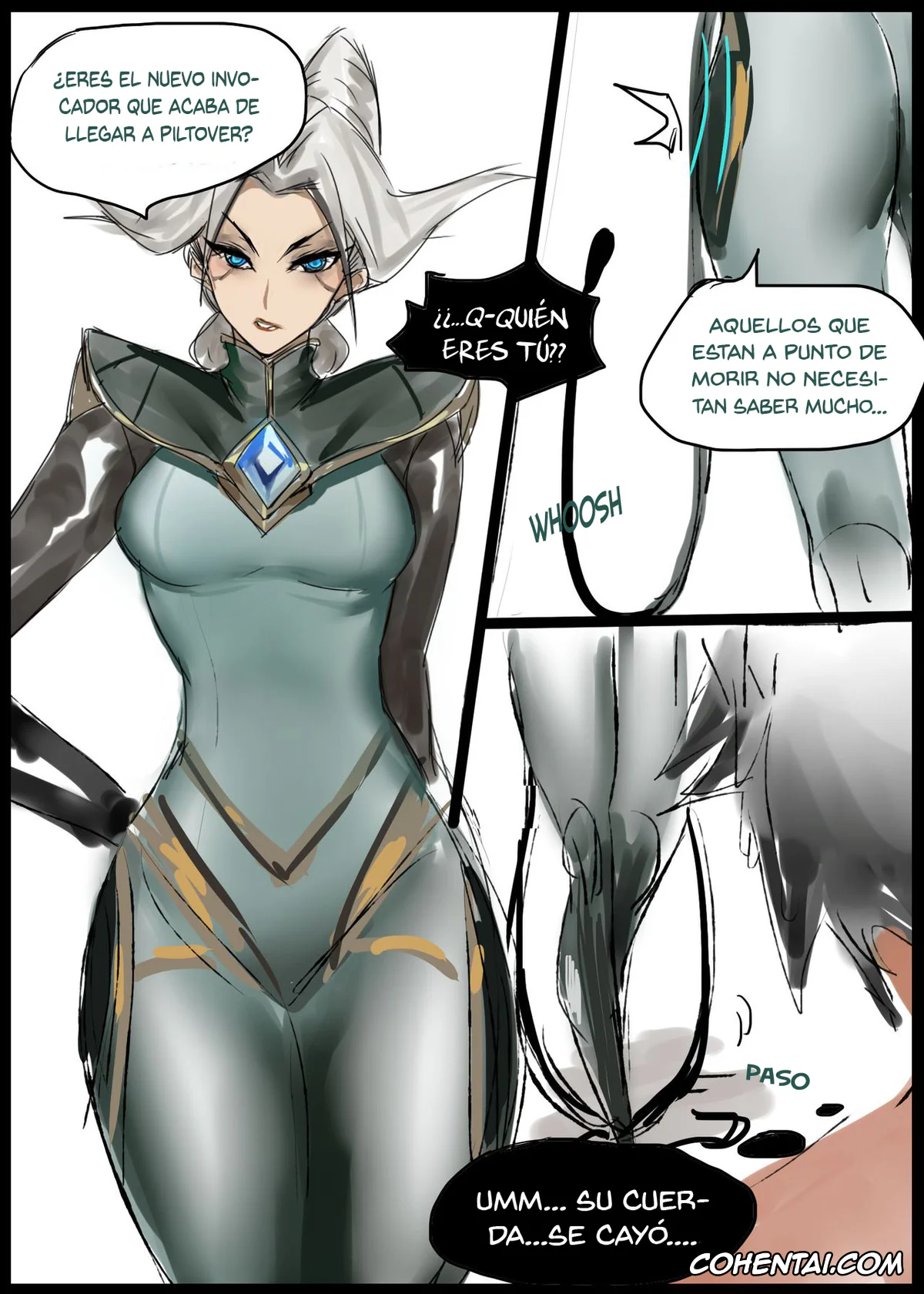 League of Legends porno, Camille porno, The Steel Shadow – The Mission Begins (League of Legends), pagina 2