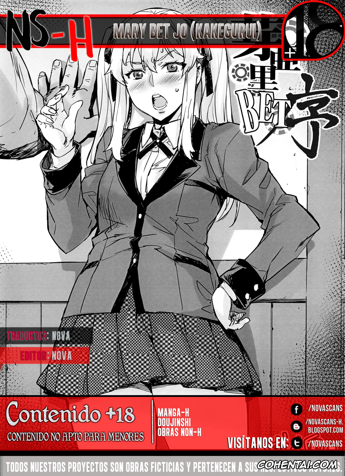 Kakegurui hentai, Mary Saotome hentai, Mary BET Jo (Kakegurui), pagina 9