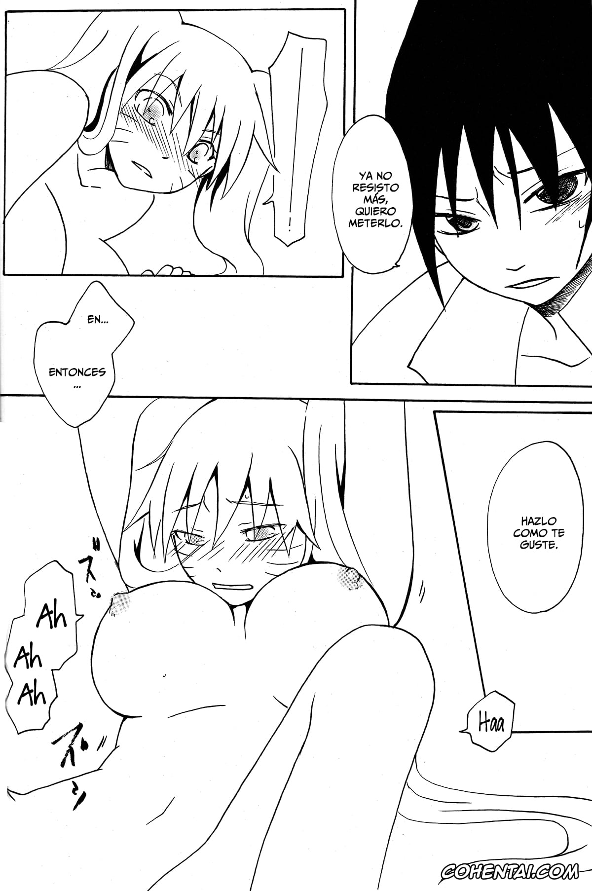 NARUTO porno, Naruto Uzumaki porno, Sasuke Uchiha porno, Mou Ichido Kimi ni Au tame ni (NARUTO), pagina 20