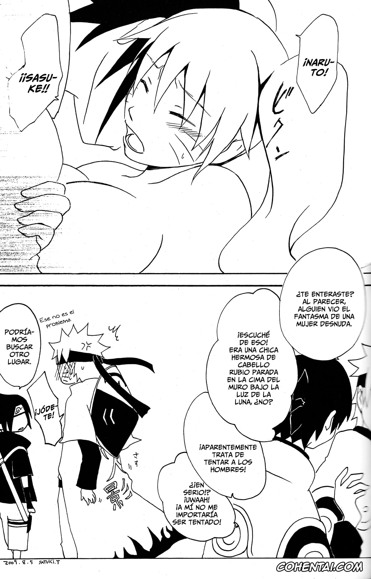 NARUTO hentai, Naruto Uzumaki hentai, Sasuke Uchiha hentai, Mou Ichido Kimi ni Au tame ni (NARUTO), pagina 21