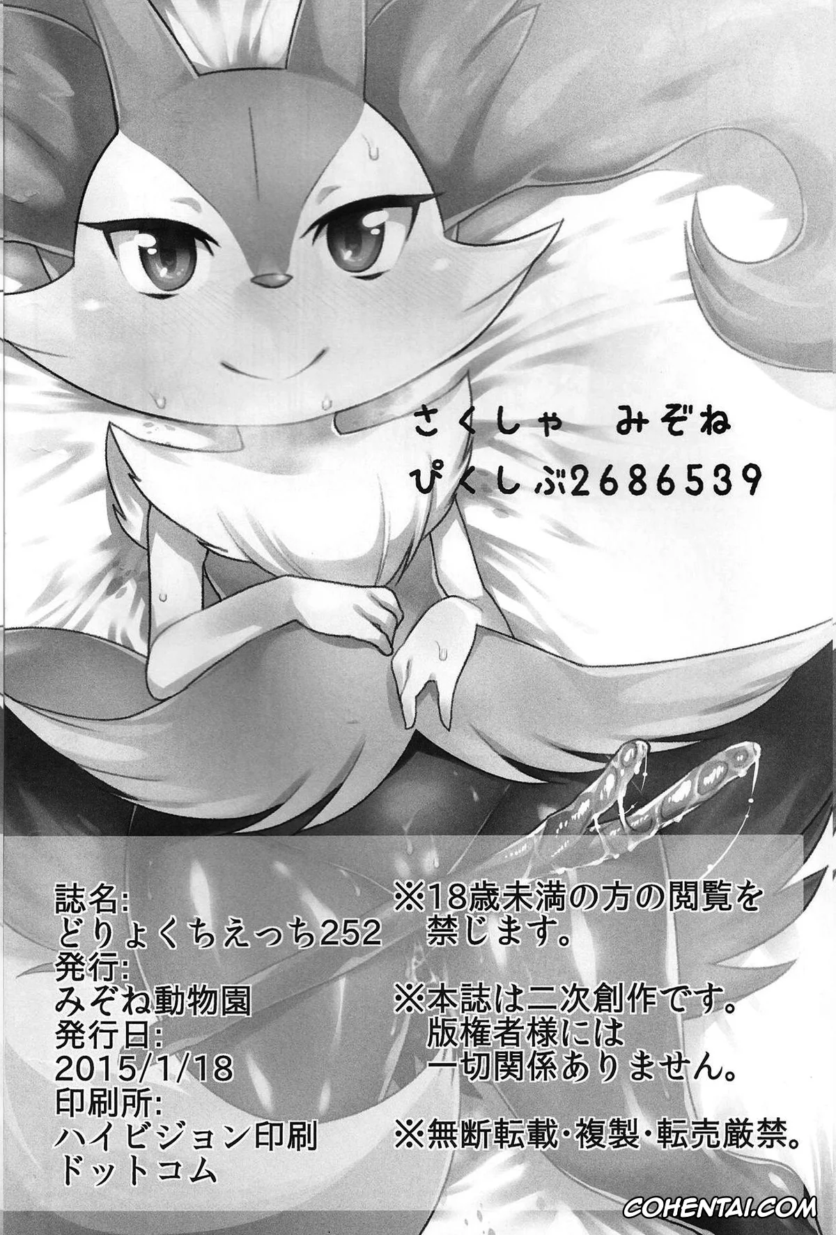 Pokemon | Pocket Monsters xxx, Braixen xxx, Doryokuchi Ecchi 252 (Pokémon), pagina 13