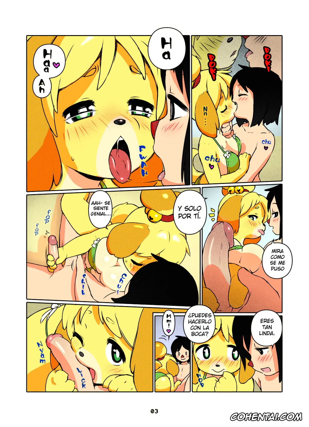 Animal Crossing xxx, Isabelle xxx, Belle’s Love Vacation! (Animal Crossing), pagina 4