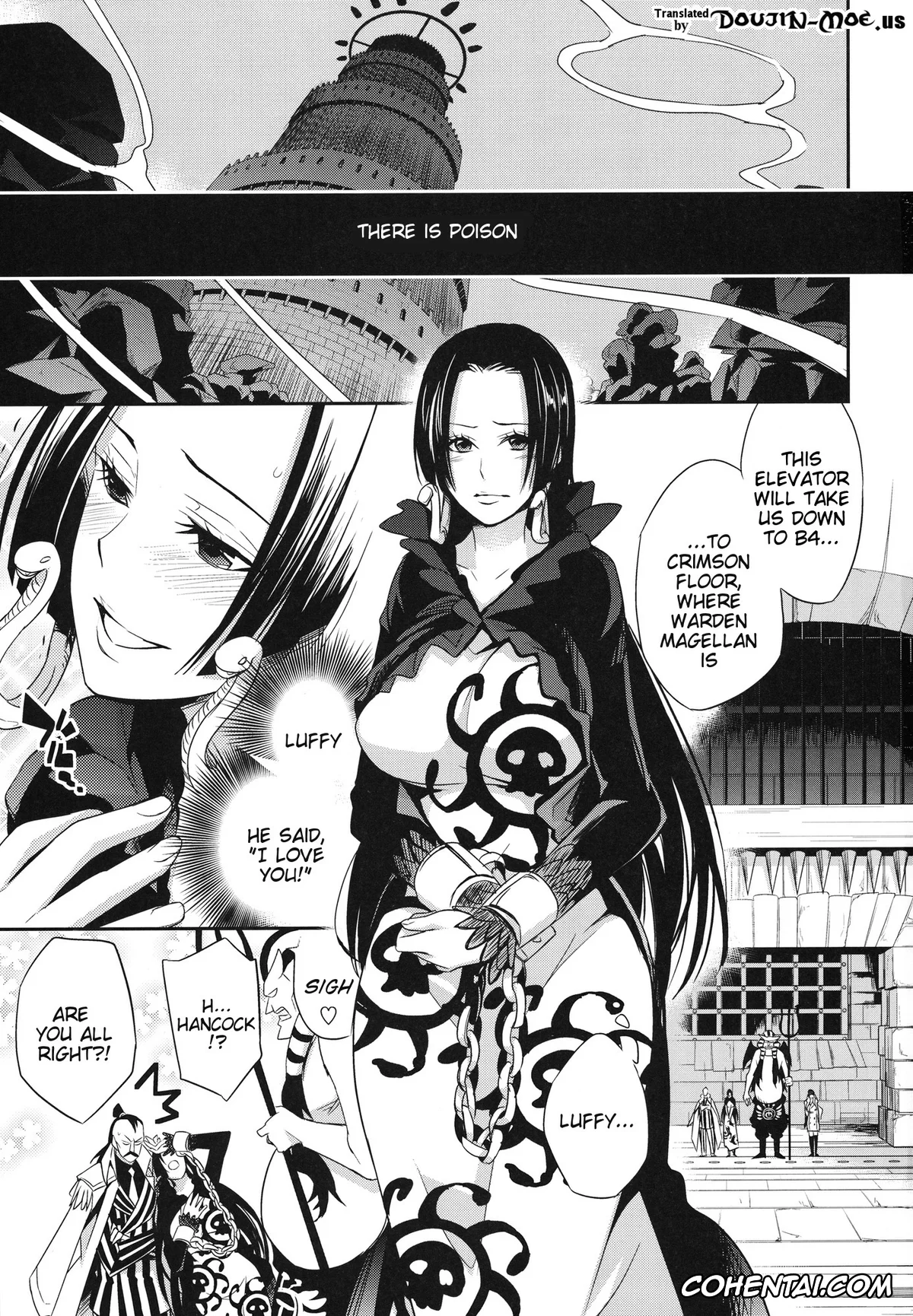 One Piece porno, Boa Hancock porno, Momonga porno, C9-05 Amai Doku (One Piece), pagina 2
