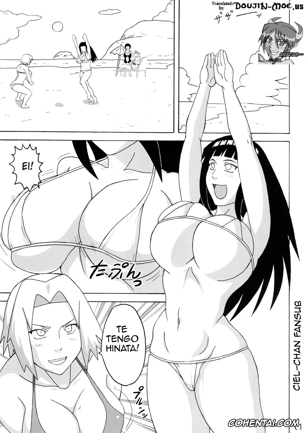 NARUTO porno, Sakura Haruno porno, Shizune porno, Temari porno, Tsunade porno, Konoha Girls In The Beach (Naruto), pagina 2