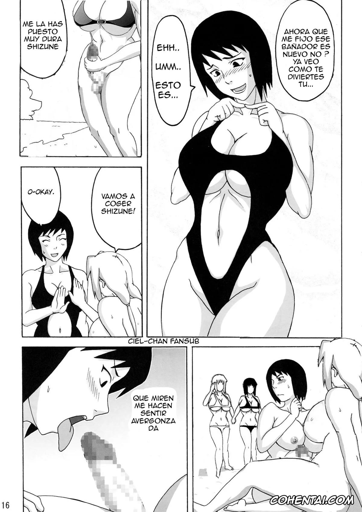 NARUTO porno, Sakura Haruno porno, Shizune porno, Temari porno, Tsunade porno, Konoha Girls In The Beach (Naruto), pagina 5