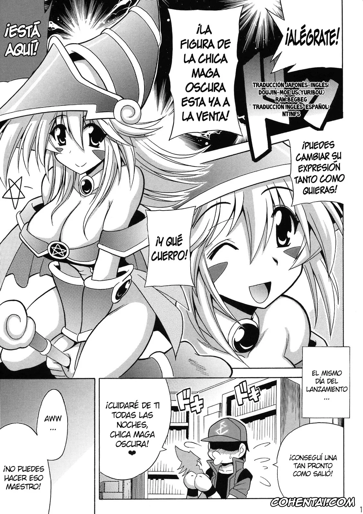 Yu-Gi-Oh! porno, Dark Magician Girl porno, Mana porno, MAGICIAN’s Se★Cross (Yu-Gi-Oh!), pagina 2