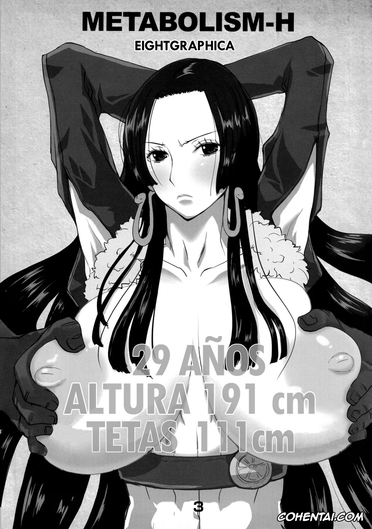 One Piece porno, Boa Hancock porno, Metabolism-H Moto Dorei Kaizoku Jotei Hancock no Hanayome Shiyugyou (One Piece), pagina 2