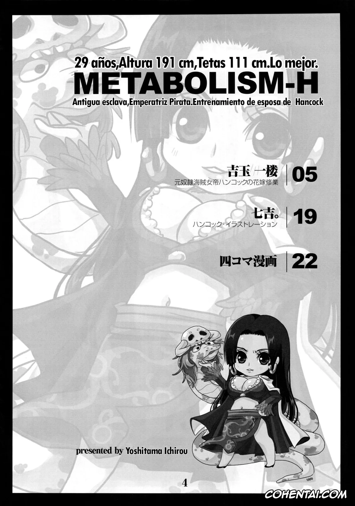 One Piece hentai, Boa Hancock hentai, Metabolism-H Moto Dorei Kaizoku Jotei Hancock no Hanayome Shiyugyou (One Piece), pagina 3