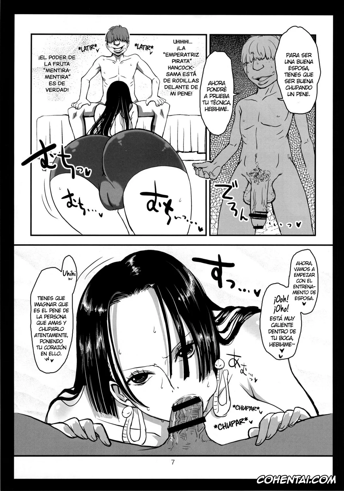 One Piece hentai, Boa Hancock hentai, Metabolism-H Moto Dorei Kaizoku Jotei Hancock no Hanayome Shiyugyou (One Piece), pagina 6