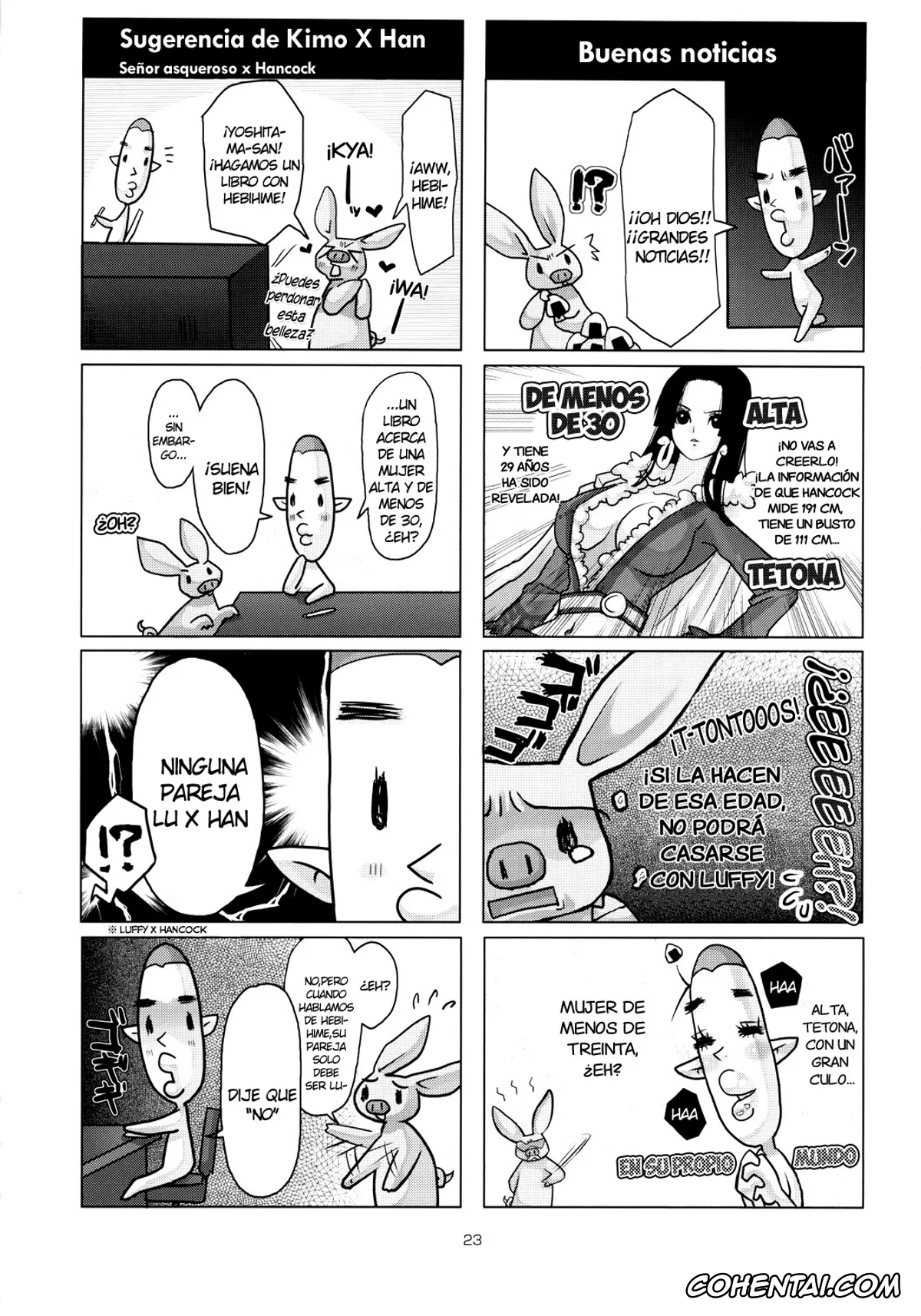 One Piece xxx, Boa Hancock xxx, Metabolism-H Moto Dorei Kaizoku Jotei Hancock no Hanayome Shiyugyou (One Piece), pagina 22