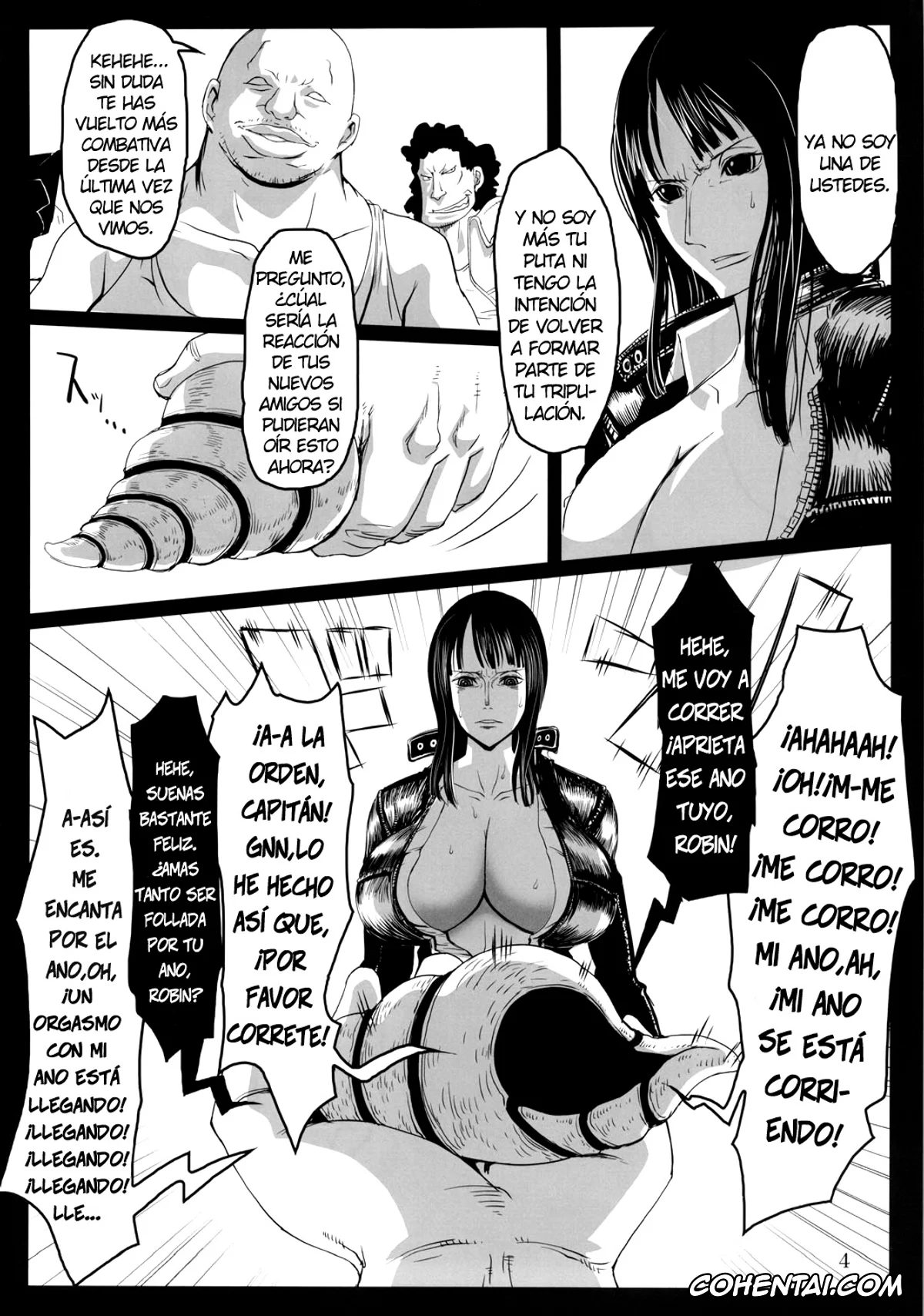 One Piece hentai, Nico Robin hentai, Metabolism-OP Kyonyuu Kyoshiri Shoufu Nico Robin no Keshi Taikako (One Piece), pagina 3