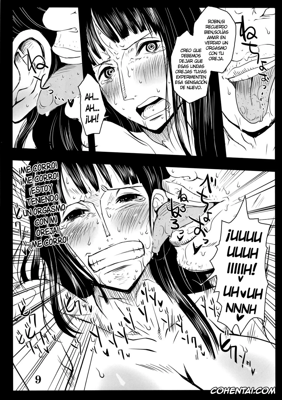 One Piece porno, Nico Robin porno, Metabolism-OP Kyonyuu Kyoshiri Shoufu Nico Robin no Keshi Taikako (One Piece), pagina 8