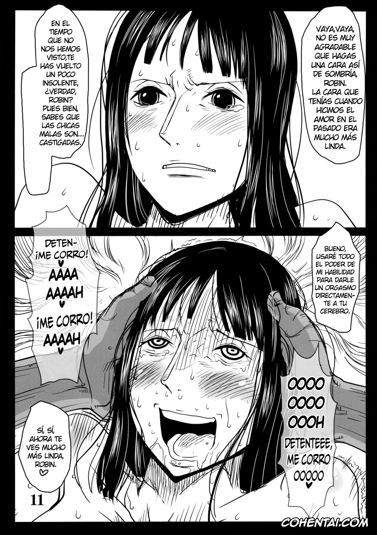 One Piece xxx, Nico Robin xxx, Metabolism-OP Kyonyuu Kyoshiri Shoufu Nico Robin no Keshi Taikako (One Piece), pagina 10