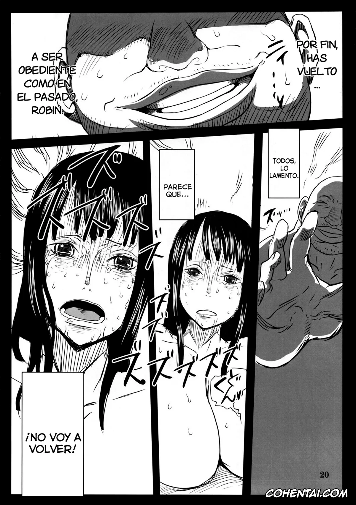One Piece xxx, Nico Robin xxx, Metabolism-OP Kyonyuu Kyoshiri Shoufu Nico Robin no Keshi Taikako (One Piece), pagina 19
