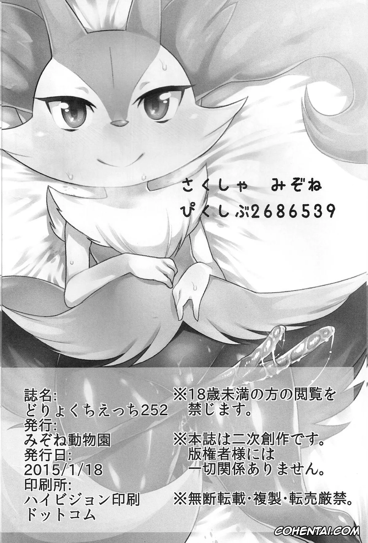 Pokemon | Pocket Monsters xxx, Braixen xxx, Doryokuchi Ecchi 252 (Pokémon), pagina 13