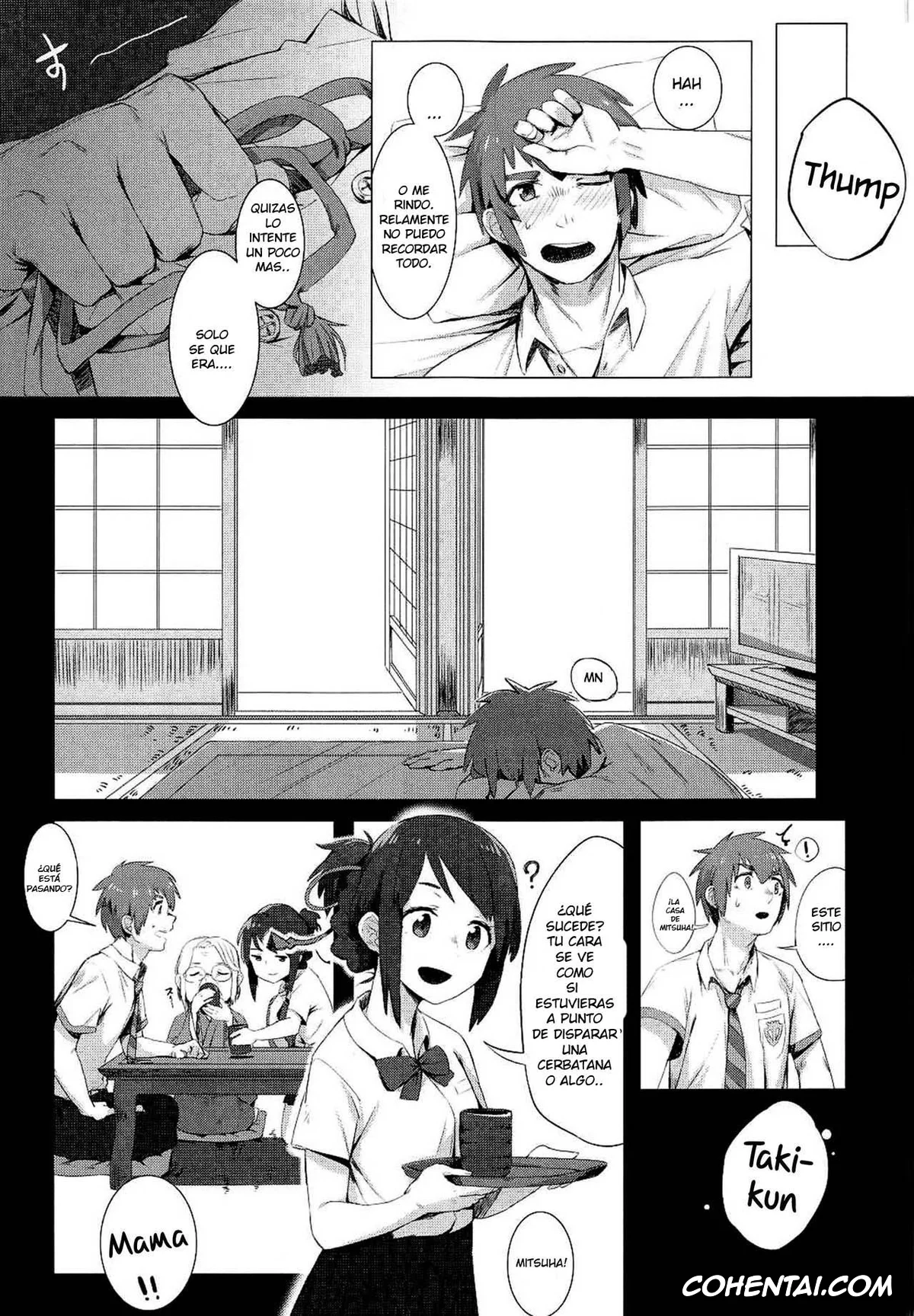 Kimi no Na wa. xxx, Mitsuha Miyamizu xxx, Taki Tachibana xxx, Kimi no Hon wa. (Kimi no Na wa.), pagina 4