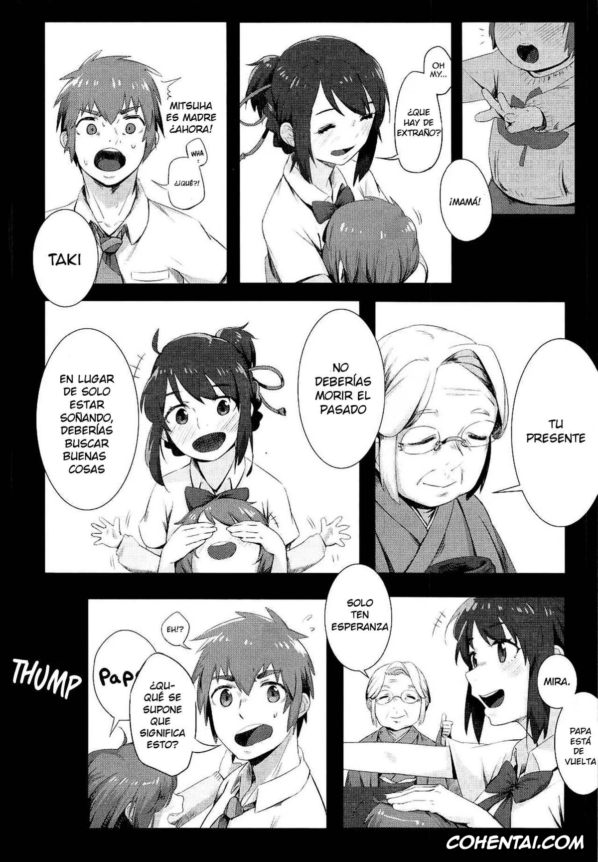 Kimi no Na wa. porno, Mitsuha Miyamizu porno, Taki Tachibana porno, Kimi no Hon wa. (Kimi no Na wa.), pagina 5