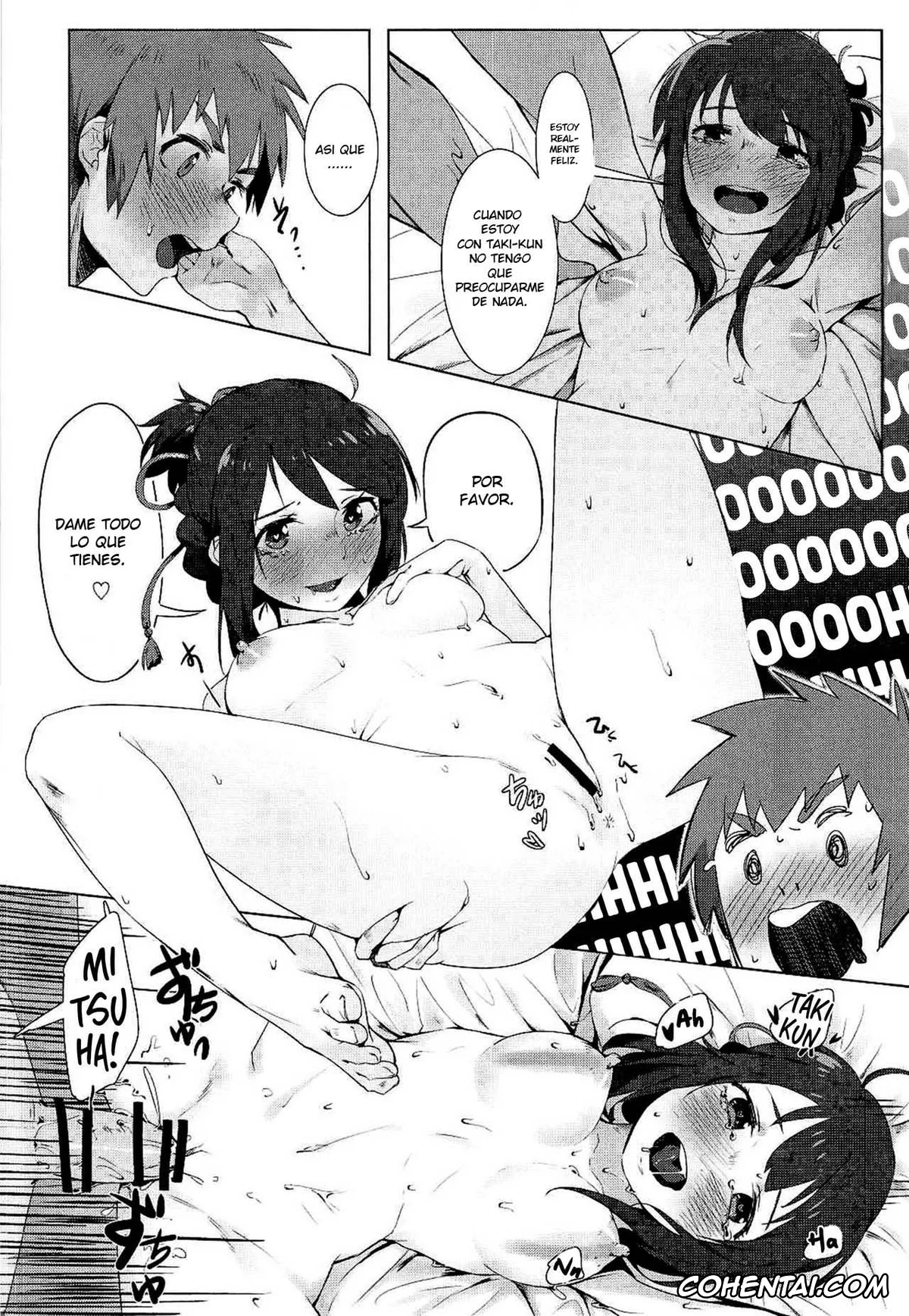 Kimi no Na wa. porno, Mitsuha Miyamizu porno, Taki Tachibana porno, Kimi no Hon wa. (Kimi no Na wa.), pagina 17