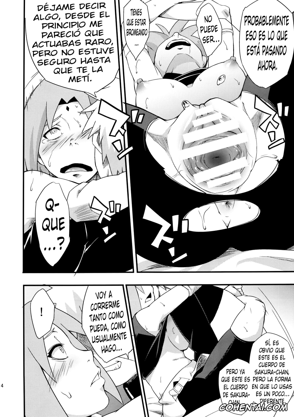 NARUTO porno, Ino Yamanaka porno, Naruto Uzumaki porno, Sakura Haruno porno, Botan to Sakura (Naruto), pagina 11