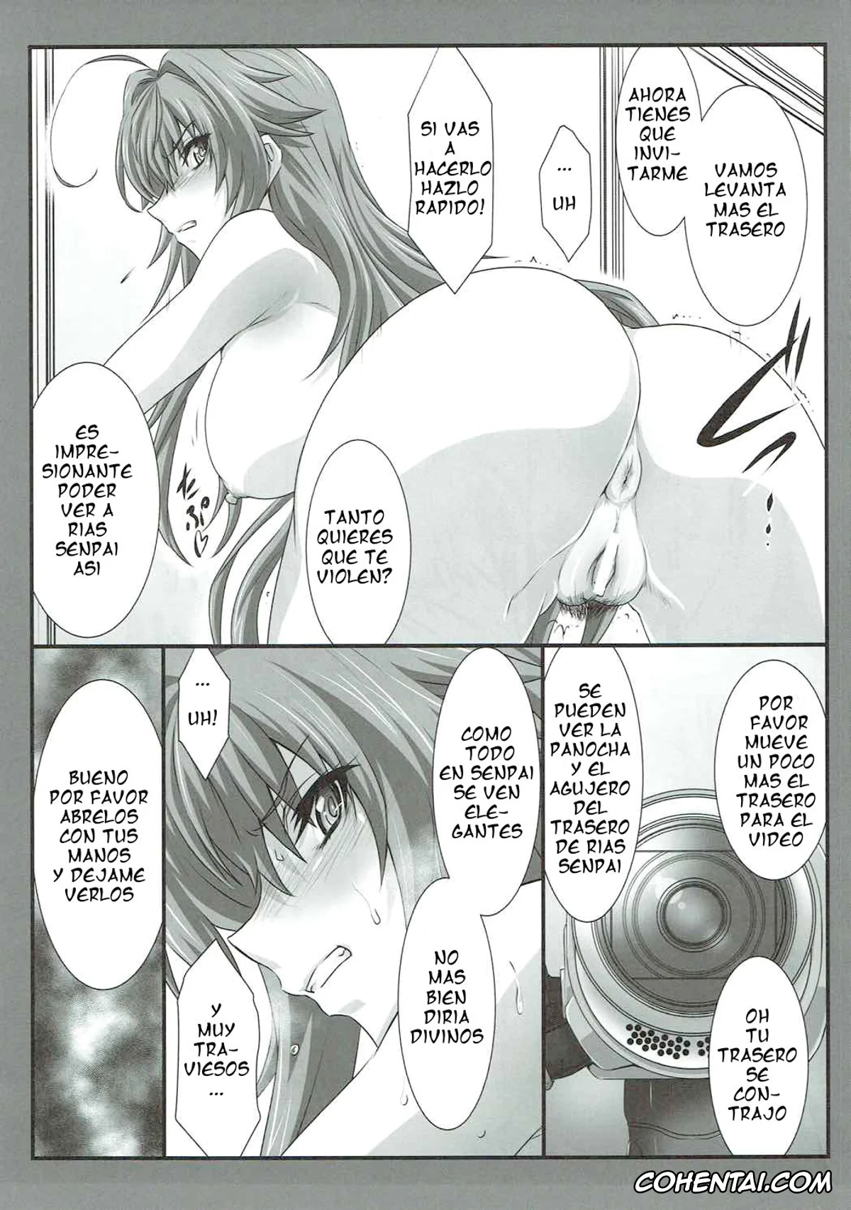 Highschool DxD porno, Rias Gremory porno, SPIRAL ZONE (Highschool DxD), pagina 8