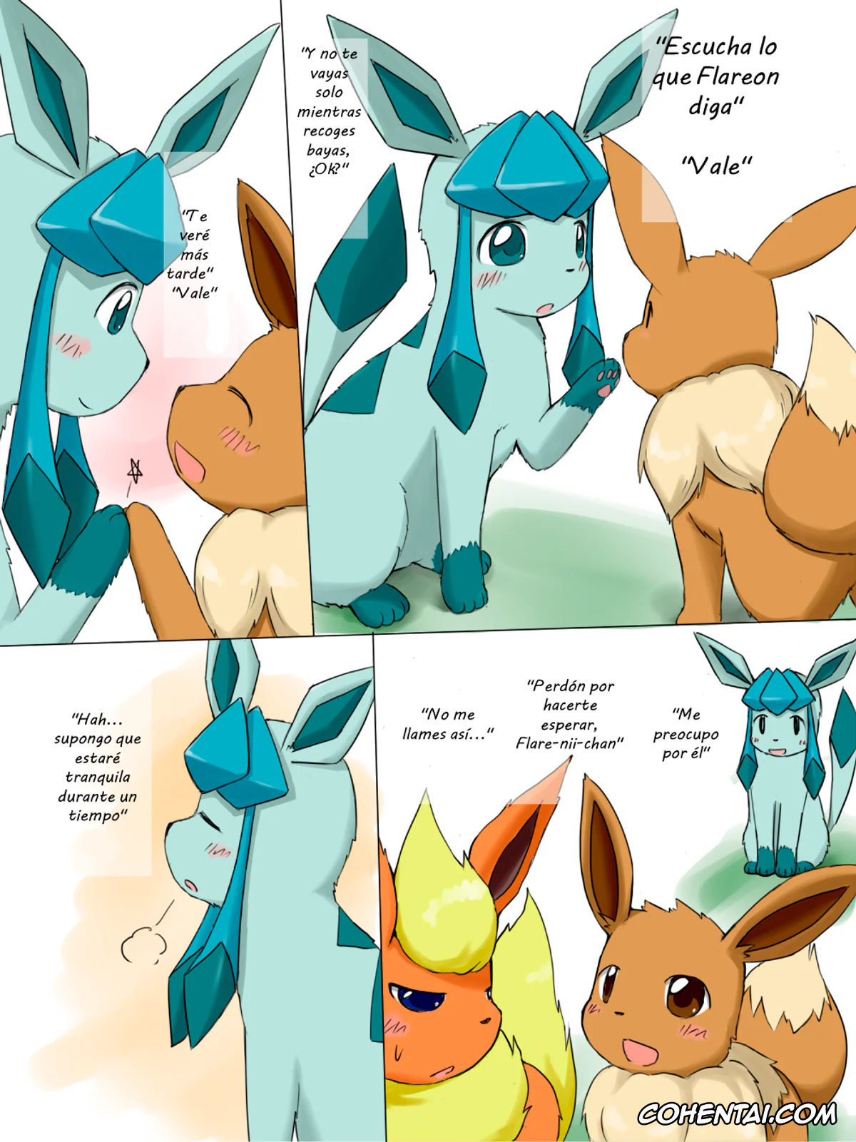 Pokemon | Pocket Monsters xxx, Eevee xxx, Fennekin xxx, Glaceon xxx, Jolteon xxx, Zorua xxx, A Troublesome Brother (Pokémon), pagina 7
