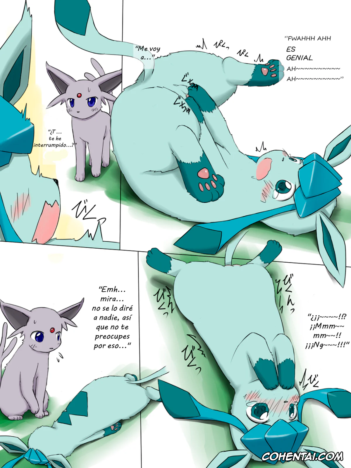 Pokemon | Pocket Monsters xxx, Eevee xxx, Fennekin xxx, Glaceon xxx, Jolteon xxx, Zorua xxx, A Troublesome Brother (Pokémon), pagina 10