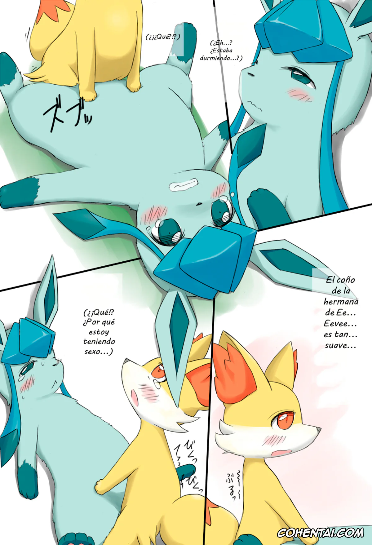 Pokemon | Pocket Monsters porno, Eevee porno, Fennekin porno, Glaceon porno, Jolteon porno, Zorua porno, A Troublesome Brother (Pokémon), pagina 14