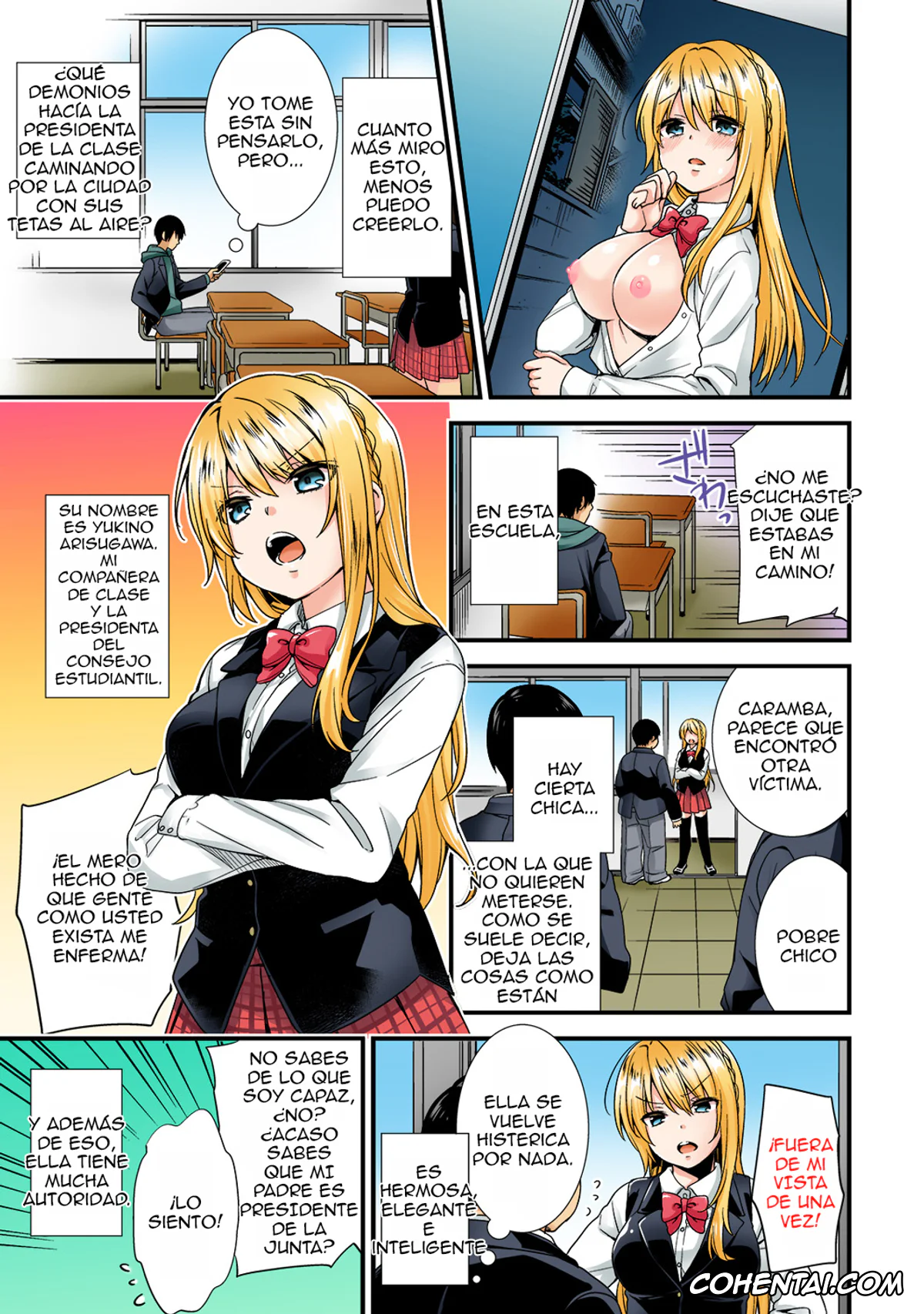Revistas hentai, COMIC Ananga Ranga hentai, Gakuen no Ojou-sama ga Roshutsukyou no Dohentai datta Hanashi Ch.1 (COMIC Ananga Ranga Vol. 25), pagina 3