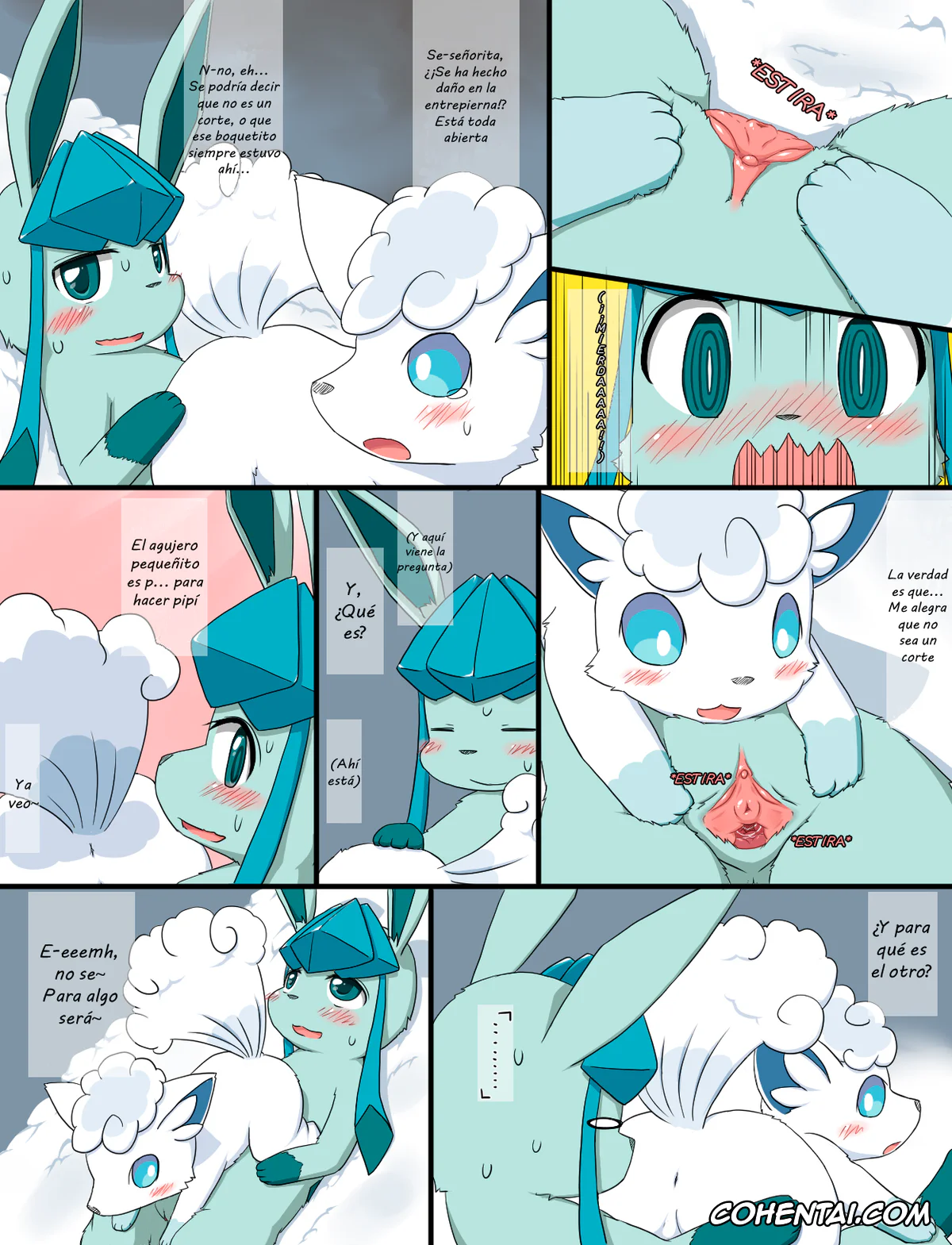 Pokemon | Pocket Monsters hentai, Glaceon hentai, Jolteon hentai, Vulpix hentai, Setsudou (Pokémon), pagina 3