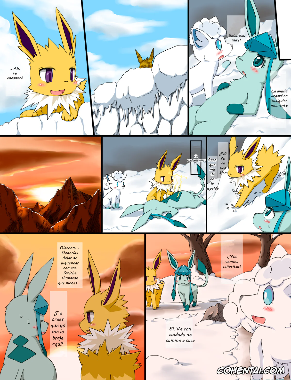 Pokemon | Pocket Monsters xxx, Glaceon xxx, Jolteon xxx, Vulpix xxx, Setsudou (Pokémon), pagina 10