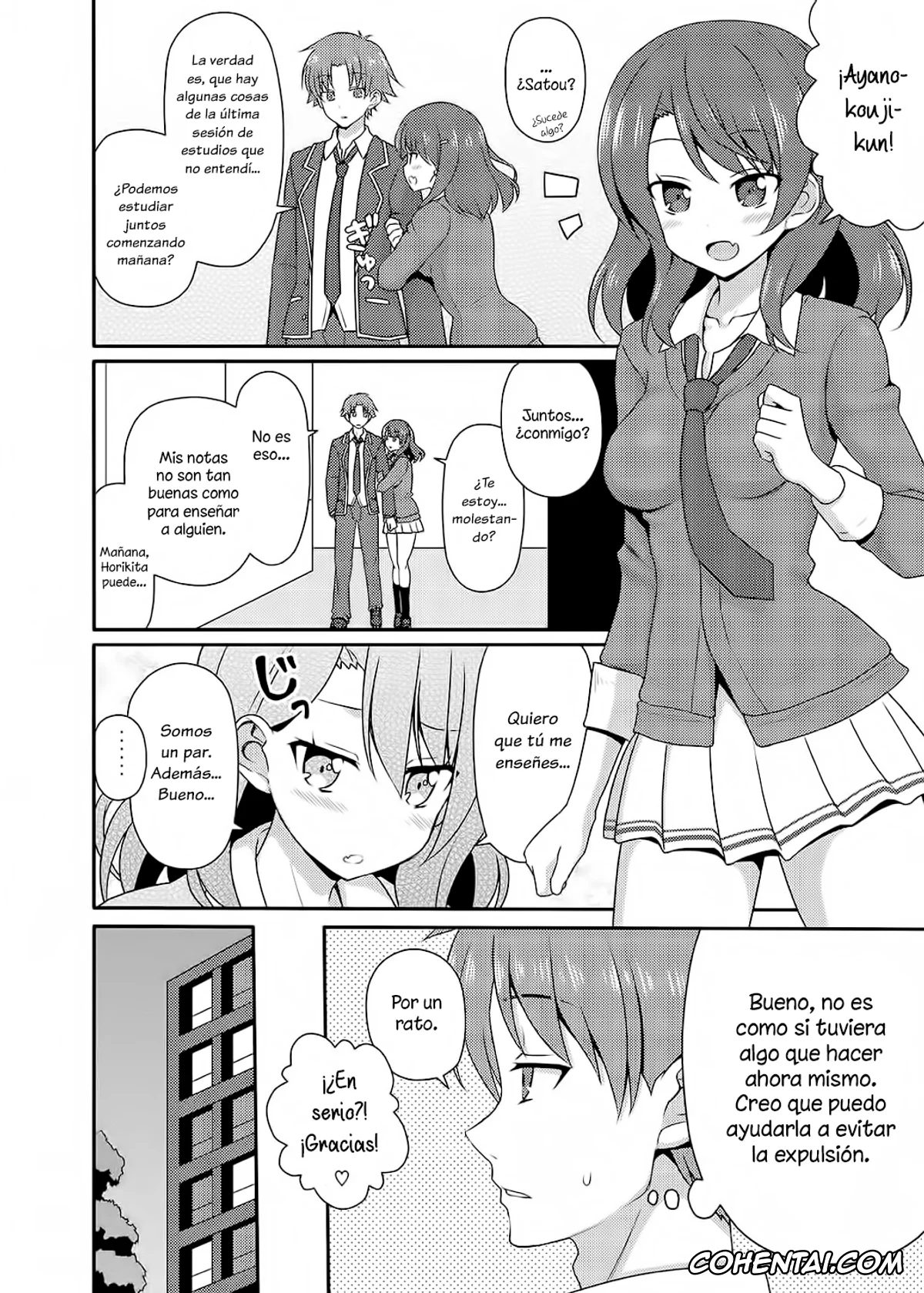 Youkoso Jitsuryoku Shijou Shugi no Kyoushitsu e xxx, Kei Karuizawa xxx, Kikyou Kushida xxx, Kiyotaka Ayanokouji xxx, Maya Satou xxx, Mio Ibuki xxx, Suzune Horikita xxx, Yousuru ni Jitsuryoku Koushi. (Youkoso Jitsuryoku Shijou Shugi no Kyoushitsu e), pagina 7