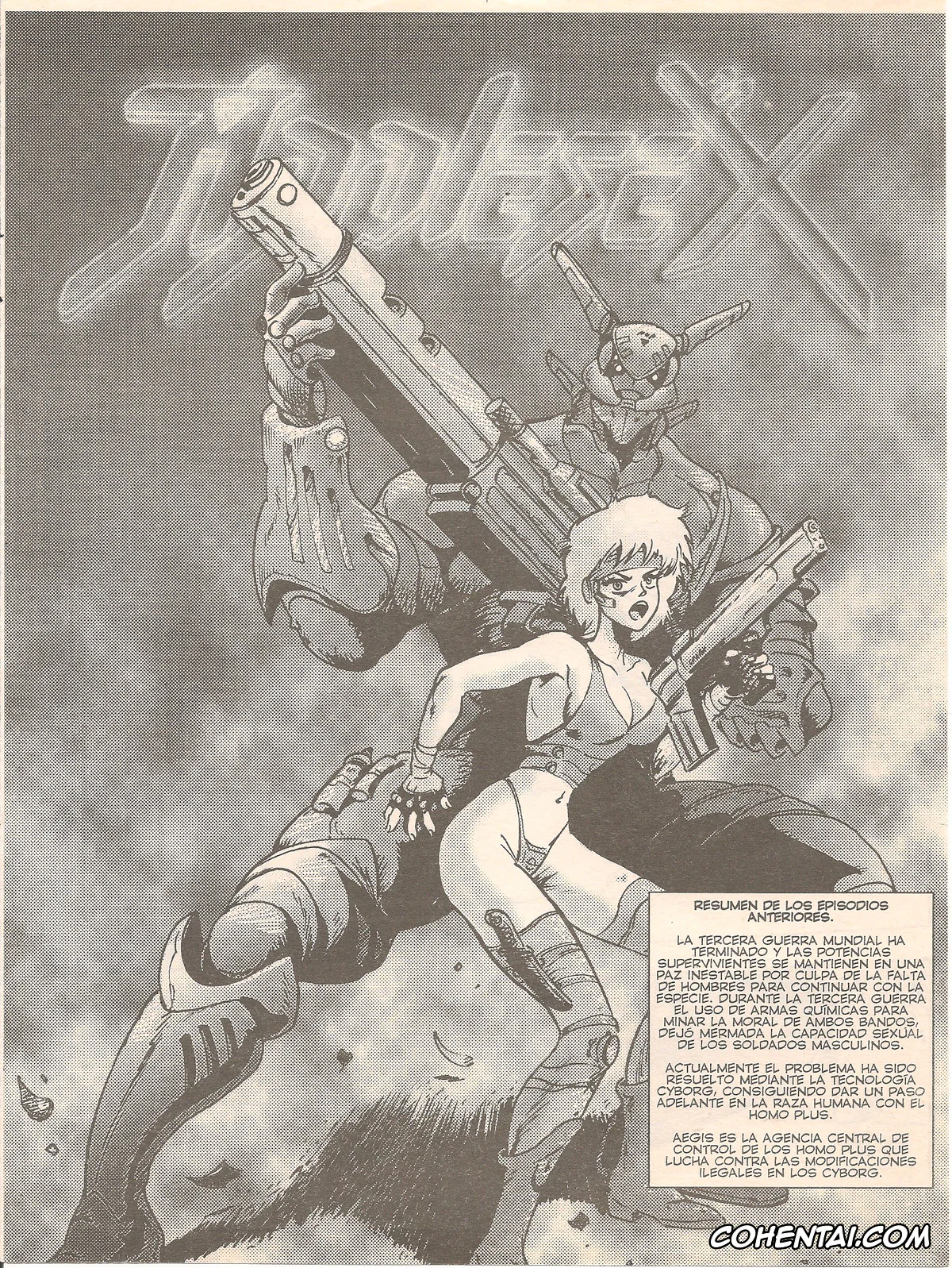 Appleseed xxx, Briareos Hecatonchires xxx, Deunan Knute xxx, Applesex (Appleseed), pagina 1