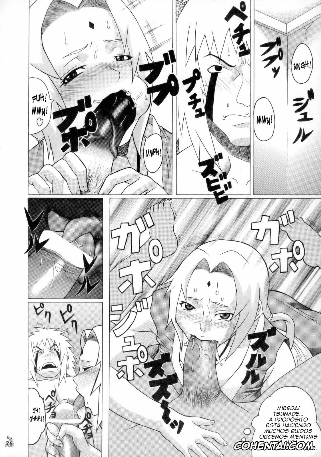 NARUTO porno, Jiraiya porno, Tsunade porno, Nurunuru Namekuji Hime 3-bon Shoubu (Ivy to Tsunade o Yaru Dake no Hon) (Naruto), pagina 5