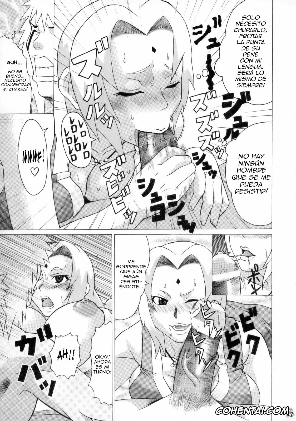 NARUTO hentai, Jiraiya hentai, Tsunade hentai, Nurunuru Namekuji Hime 3-bon Shoubu (Ivy to Tsunade o Yaru Dake no Hon) (Naruto), pagina 6