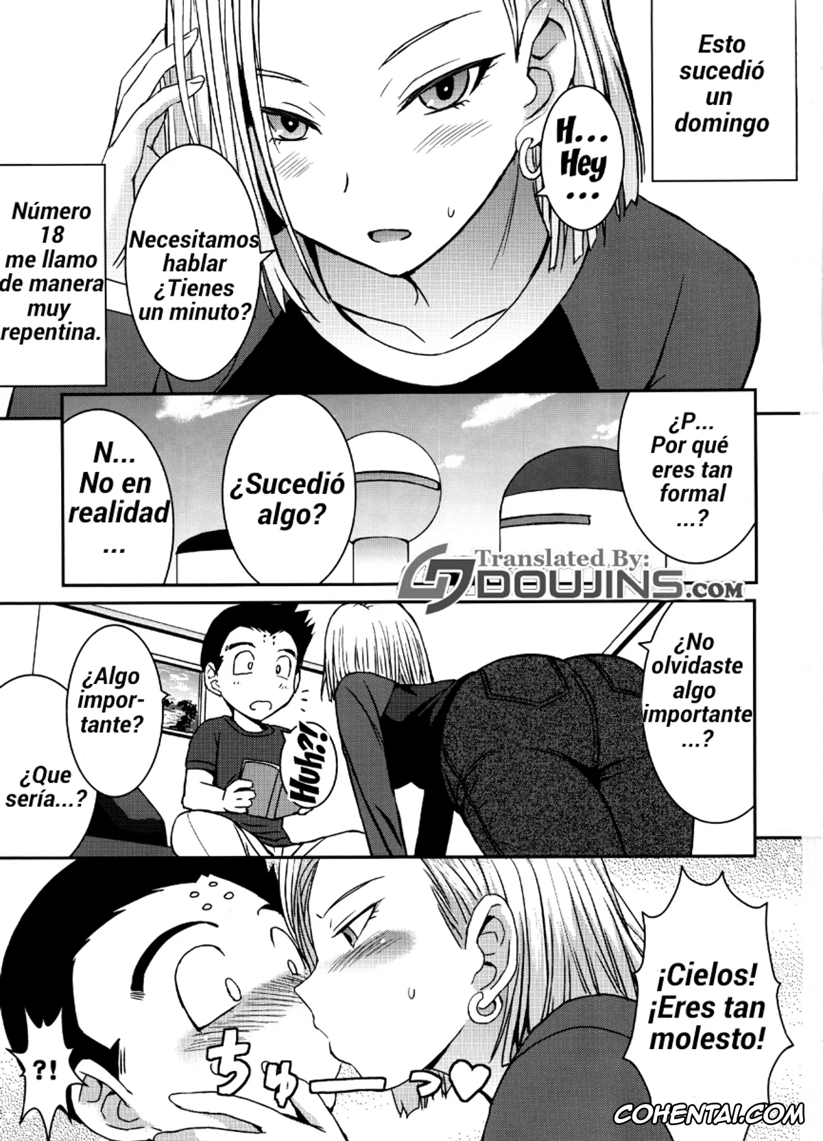 Dragon Ball Z porno, Android 18 porno, Krillin porno, Suteki na Oku-san (Dragon Ball Z), pagina 2