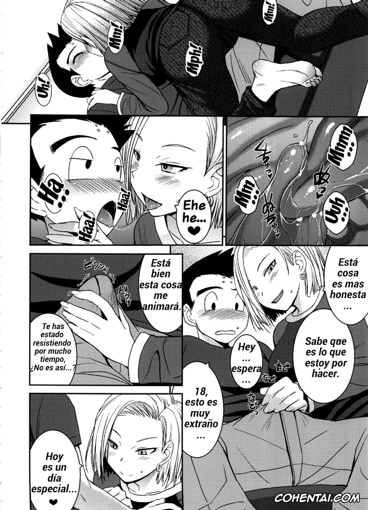 Dragon Ball Z hentai, Android 18 hentai, Krillin hentai, Suteki na Oku-san (Dragon Ball Z), pagina 3