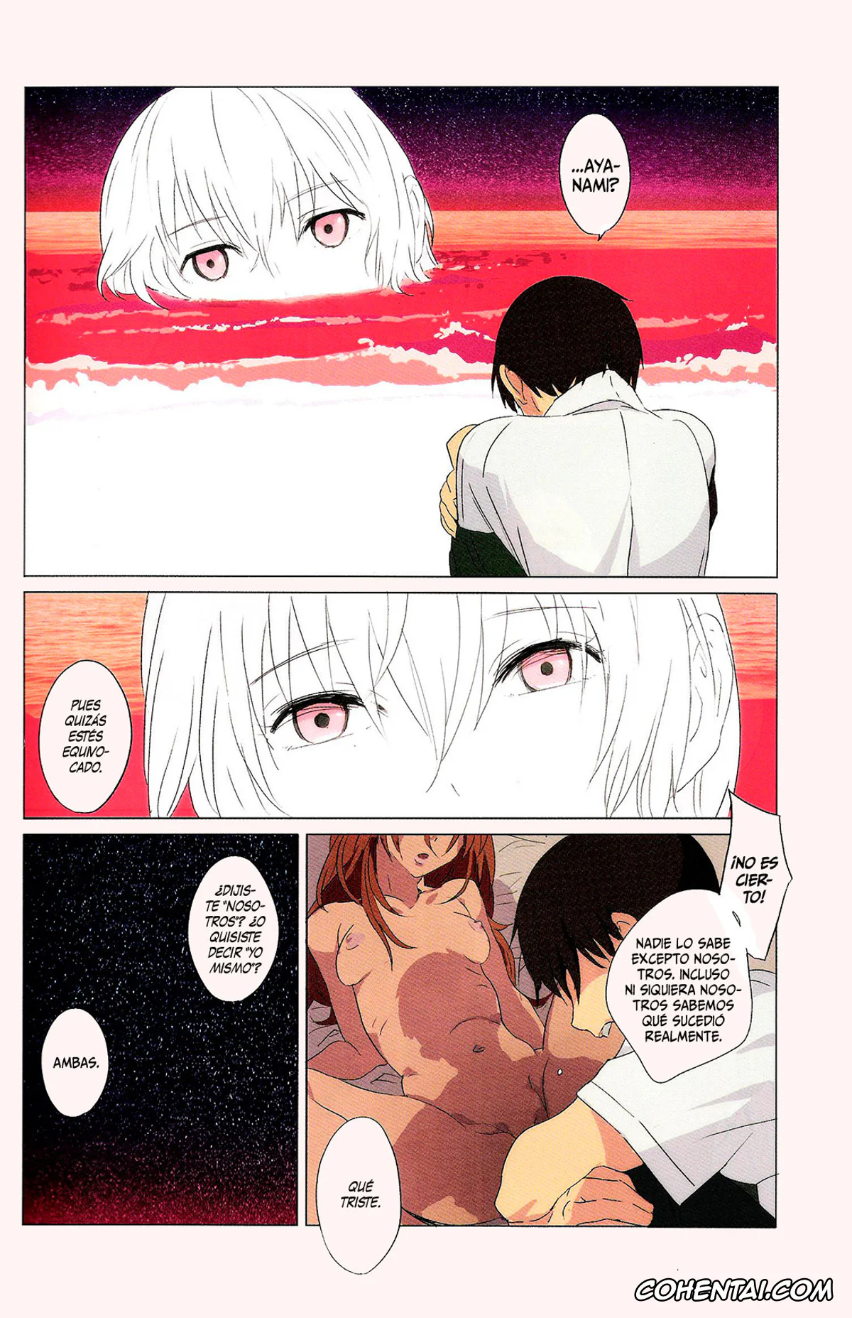 Neon Genesis Evangelion hentai, Asuka Langley Soryu hentai, Rei Ayanami hentai, Shinji Ikari hentai, Gensou no Shi to Shito (Neon Genesis Evangelion), pagina 9