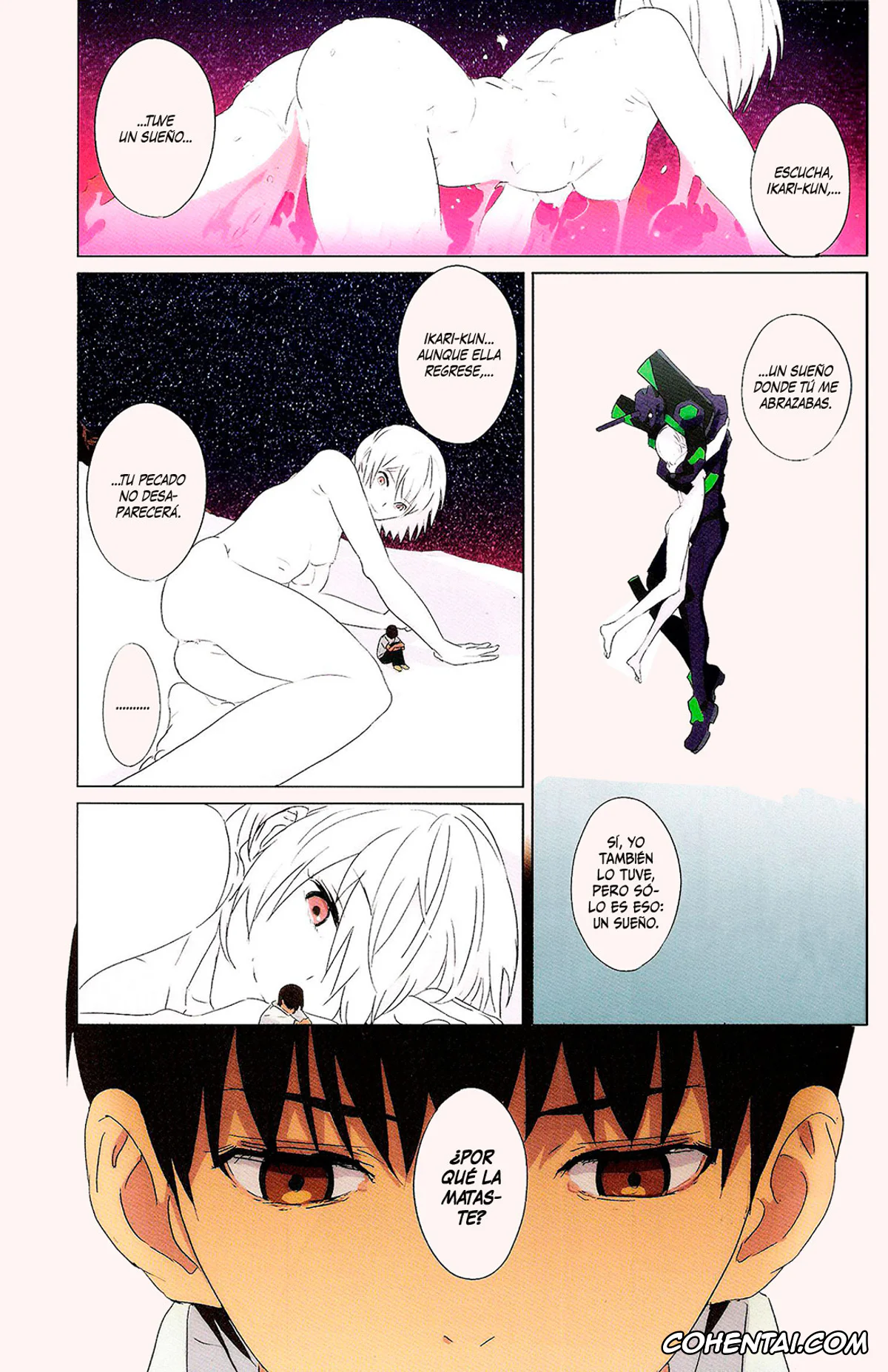 Neon Genesis Evangelion xxx, Asuka Langley Soryu xxx, Rei Ayanami xxx, Shinji Ikari xxx, Gensou no Shi to Shito (Neon Genesis Evangelion), pagina 10