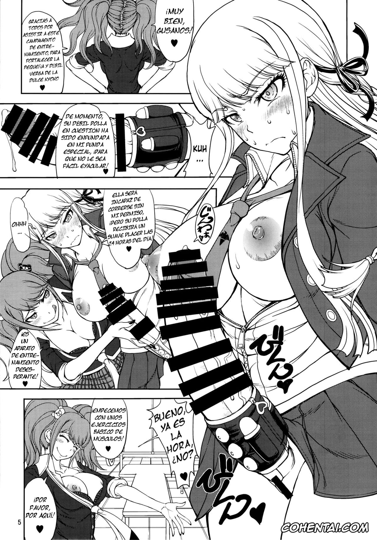 Danganronpa xxx, Aoi Asahina xxx, Junko Enoshima xxx, Kyouko Kirigiri xxx, Enoshima-sensei no DOKKIDOKI Chouzetsubouteki Shasei Gasshuku (Danganronpa), pagina 4