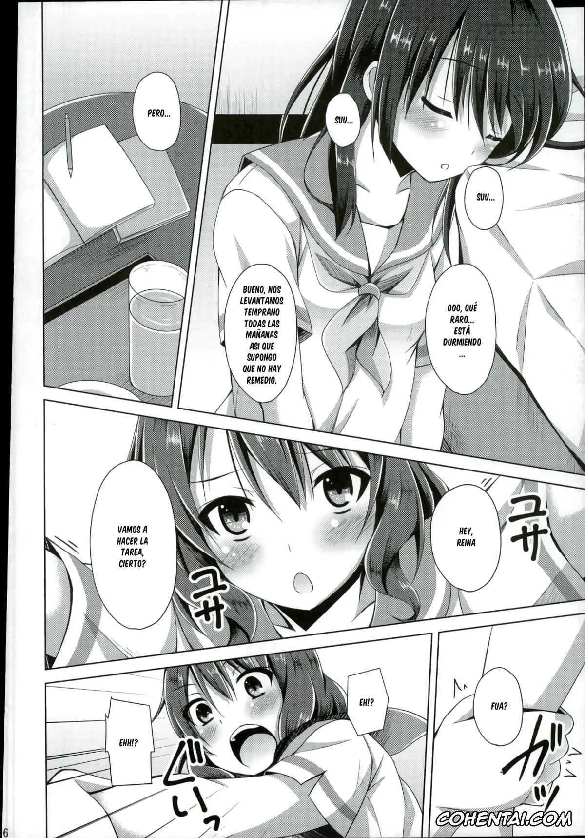 Hibike Euphonium hentai, Hibike! Euphonium hentai, Kumiko Oumae hentai, Reina Kousaka hentai, «Chotto Reinaa…» «Daijoubu Watashi ni Makasete» (Hibike! Euphonium), pagina 3