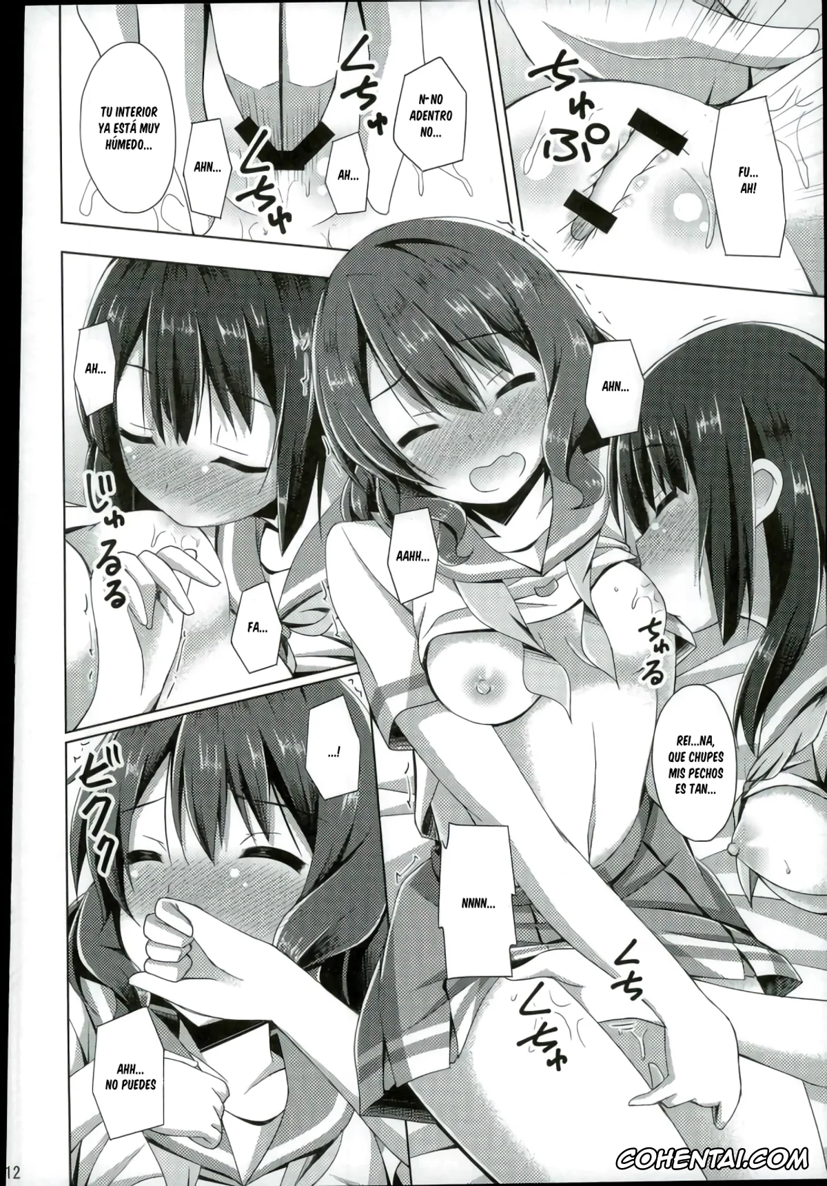 Hibike Euphonium hentai, Hibike! Euphonium hentai, Kumiko Oumae hentai, Reina Kousaka hentai, «Chotto Reinaa…» «Daijoubu Watashi ni Makasete» (Hibike! Euphonium), pagina 9