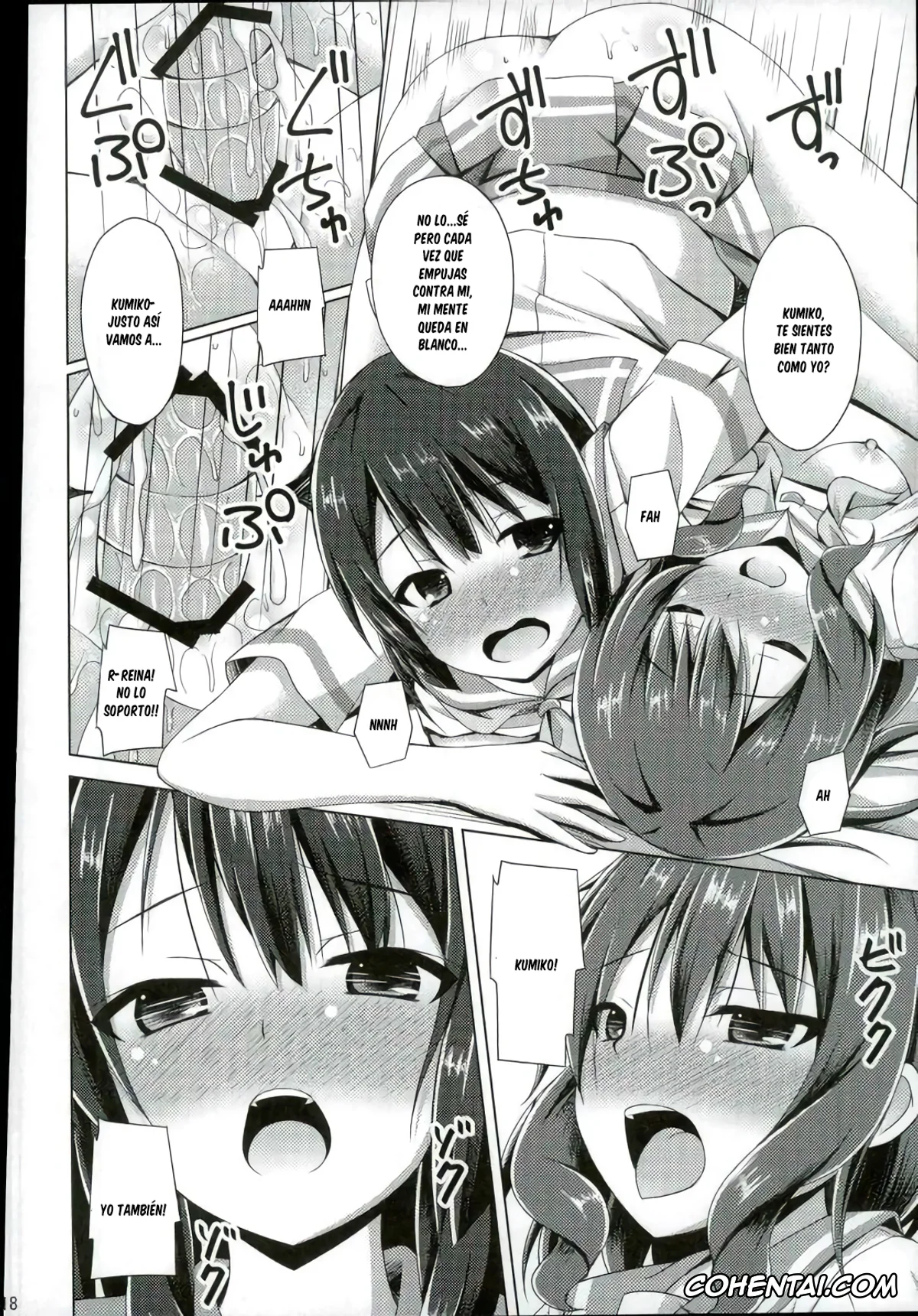 Hibike Euphonium hentai, Hibike! Euphonium hentai, Kumiko Oumae hentai, Reina Kousaka hentai, «Chotto Reinaa…» «Daijoubu Watashi ni Makasete» (Hibike! Euphonium), pagina 15