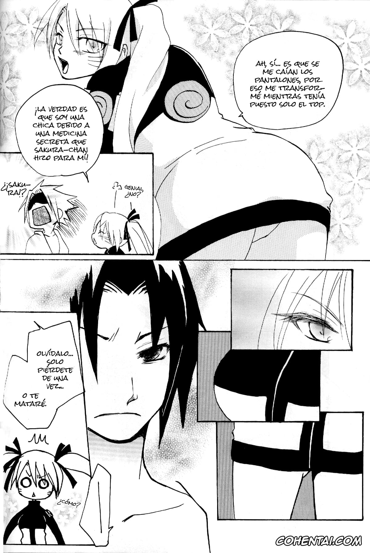 NARUTO porno, Naruto Uzumaki porno, Sasuke Uchiha porno, Hana mo Hajirau Otoshigoro (NARUTO), pagina 5