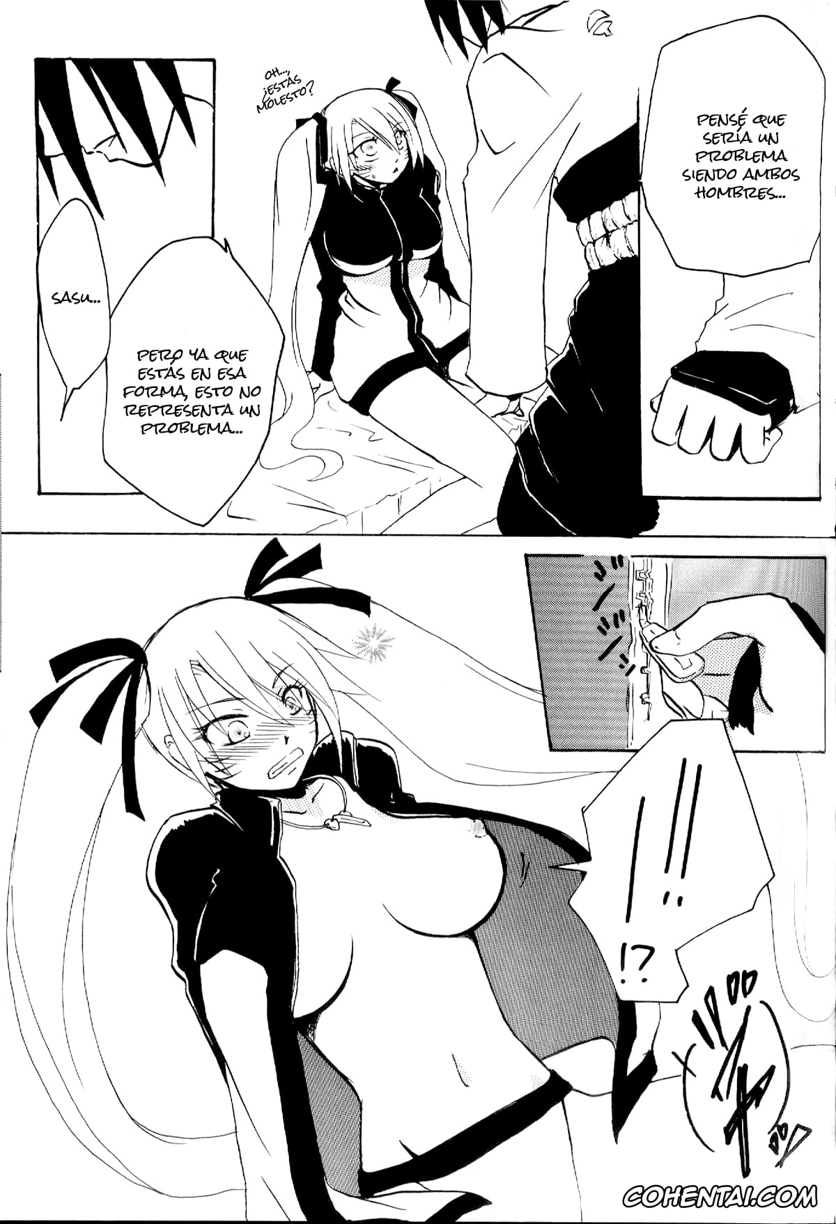 NARUTO porno, Naruto Uzumaki porno, Sasuke Uchiha porno, Hana mo Hajirau Otoshigoro (NARUTO), pagina 8