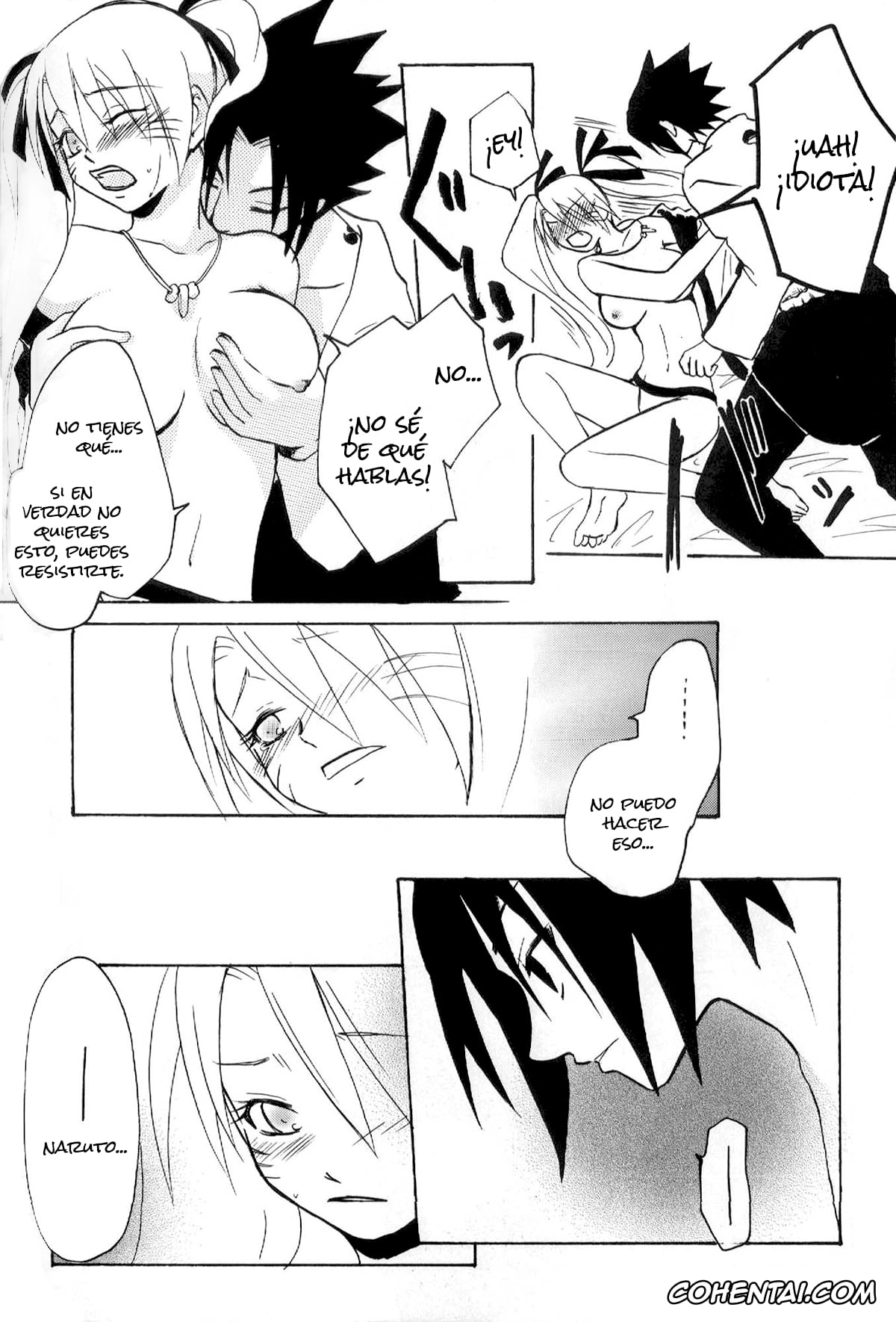 NARUTO porno, Naruto Uzumaki porno, Sasuke Uchiha porno, Hana mo Hajirau Otoshigoro (NARUTO), pagina 11