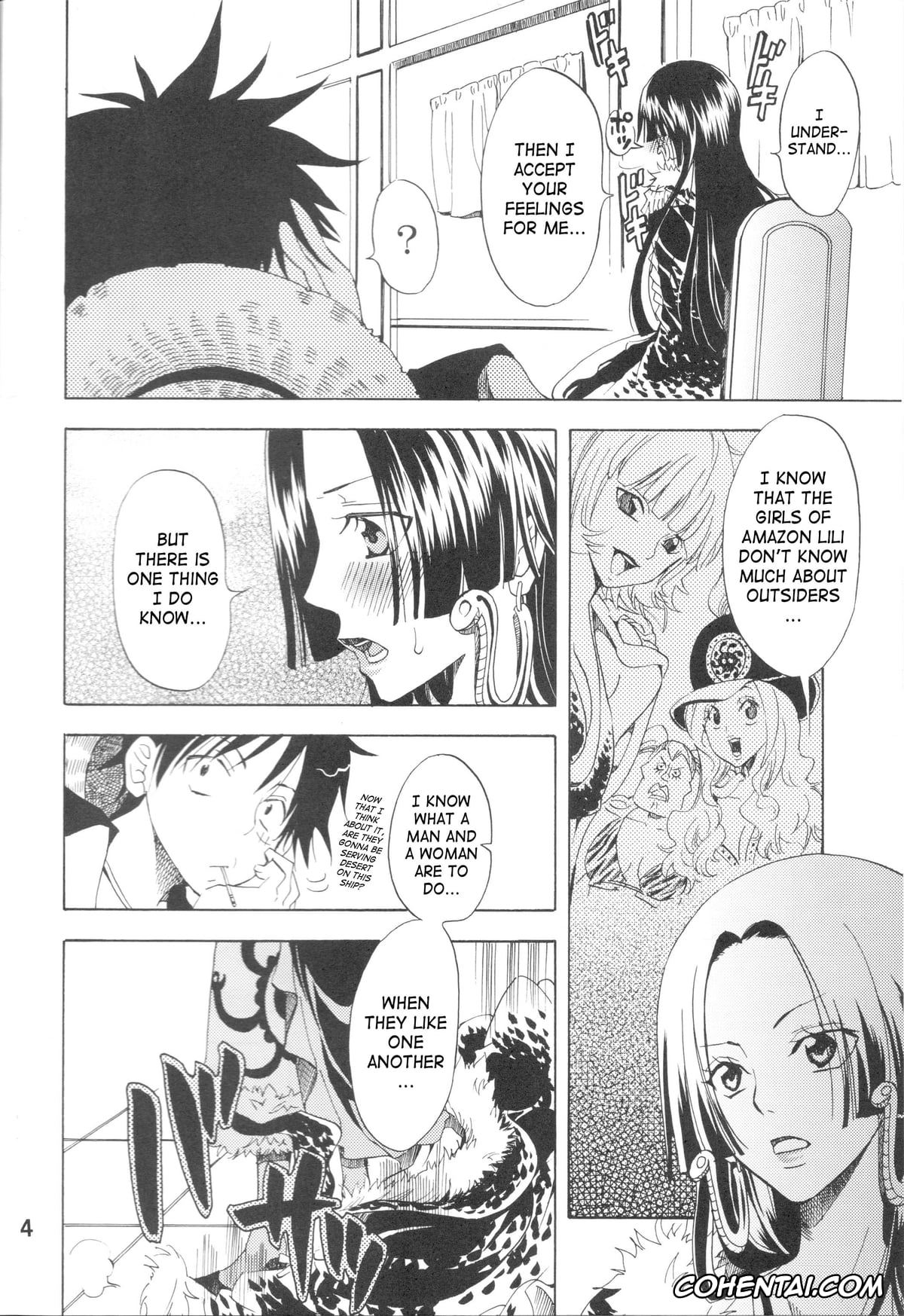 One Piece hentai, Boa Hancock hentai, Monkey D. Luffy hentai, Hebihime-sama Goranshin desu! (ONE PIECE), pagina 3