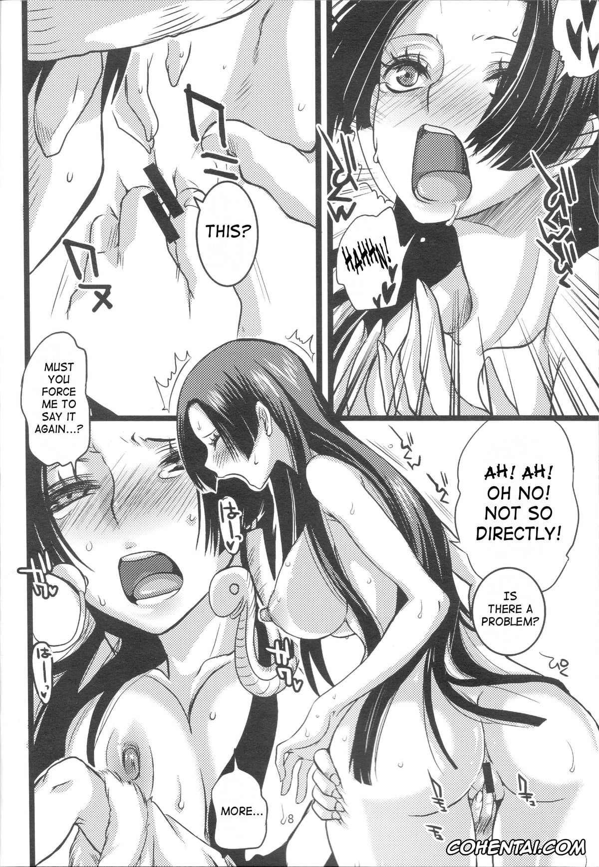 One Piece porno, Boa Hancock porno, Monkey D. Luffy porno, MELLOW (One Piece), pagina 8